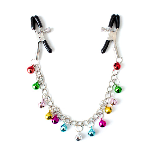 SM Nipple Clamp Metal Clamp Bell Chain Play