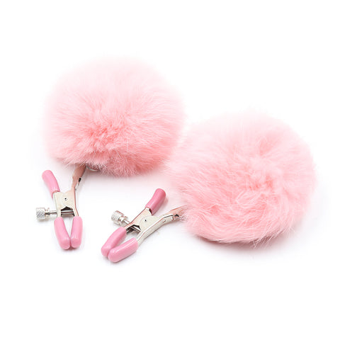 SM Nipple  Clamp Metal Polyester  Adult Play Dia 7.5cm