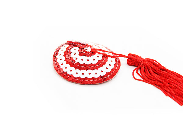 Nipple Cover Paillette Tassel Adult Play SM