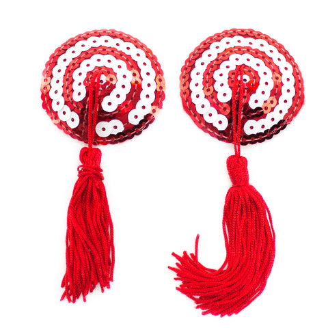 Nipple Cover Paillette Tassel Adult Play SM