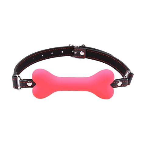 Bone Gag M 63 cm Sex Play Product PU  Silicone  Adult
