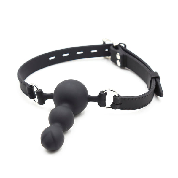 Mouth Gag with Dildo Silicone SM Adult Play Couple