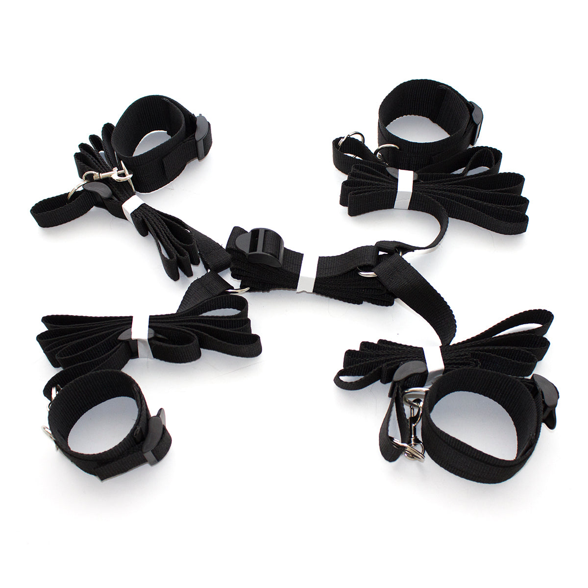 Nylon Bed Bondage Restraints Kit (Without Hook)