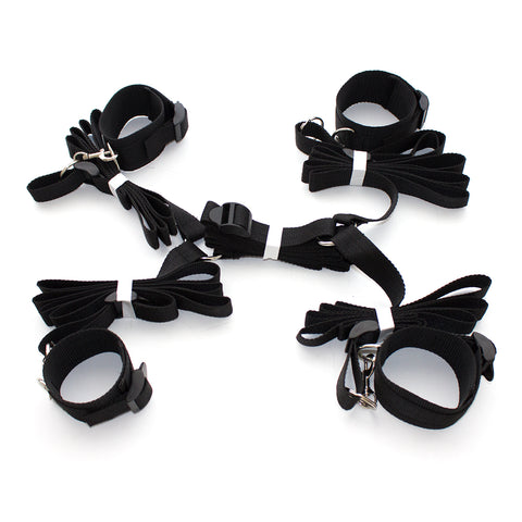 Nylon Bed Bondage Restraints Kit (Without Hook)