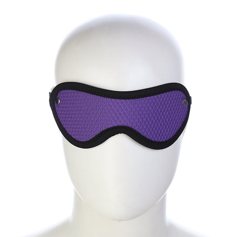 Blindfold Pu SM Purple Adult Play  Sex Good