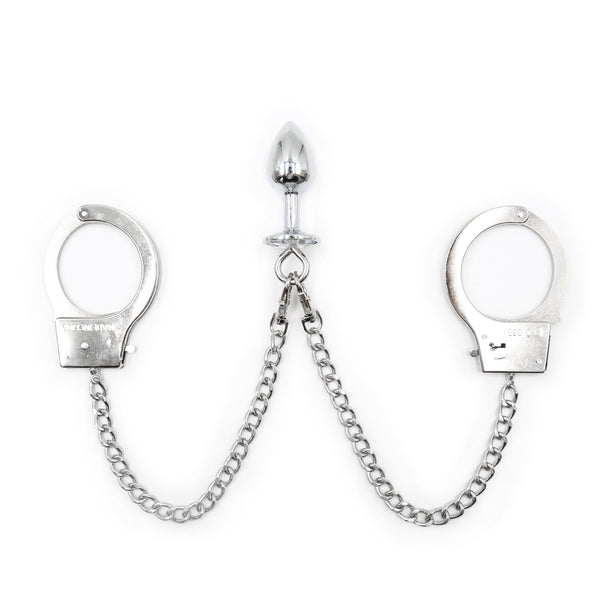 Anal Plug with Handcuffs