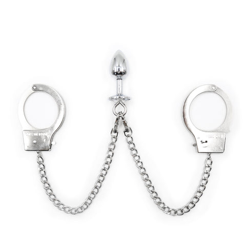 Anal Plug with Handcuffs