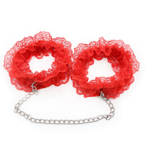 Polyester Lace Ankle Cuffs Restraints