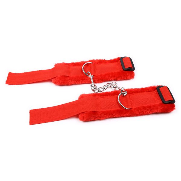 Menottes et attaches de poignet en fourrure de nylon