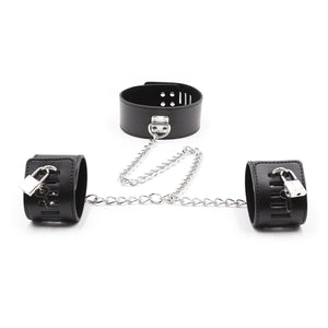 Collier SM avec attaches pour poignets et chevilles