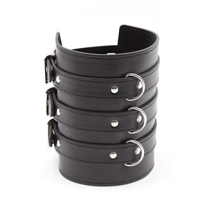 PU Wrist Restraints With Metal Accessories