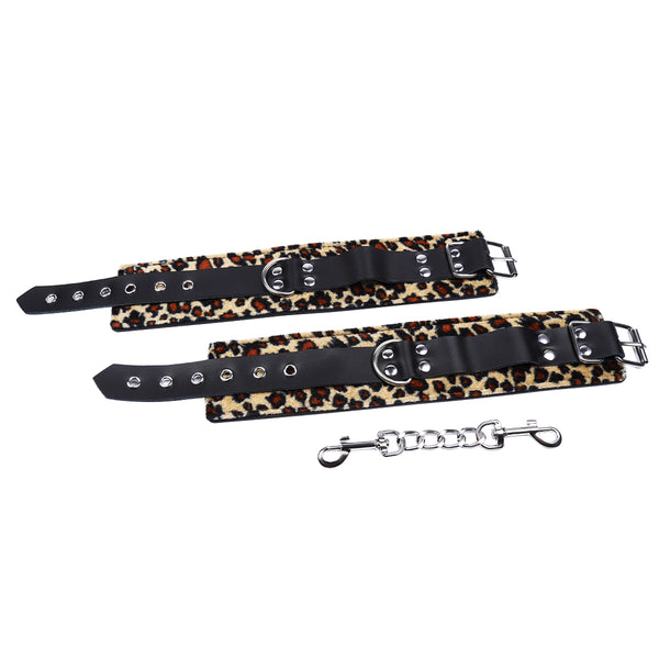 Attache-cheville léopard en PU