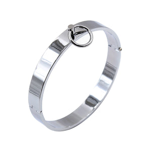 BDSM Metal Neck Collar Restraints