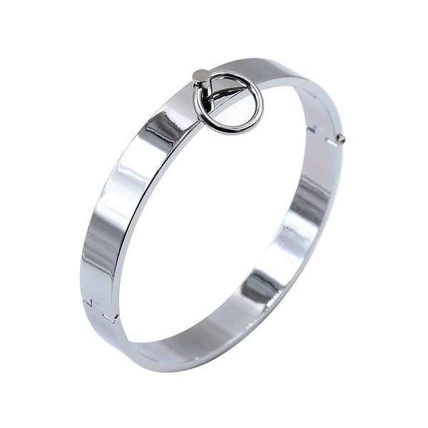 BDSM Metal Neck Collar Restraints