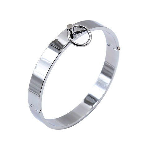 BDSM Metal Neck Collar Restraints