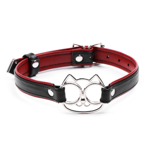 PU Bondage Collar Cat Shape Restraints