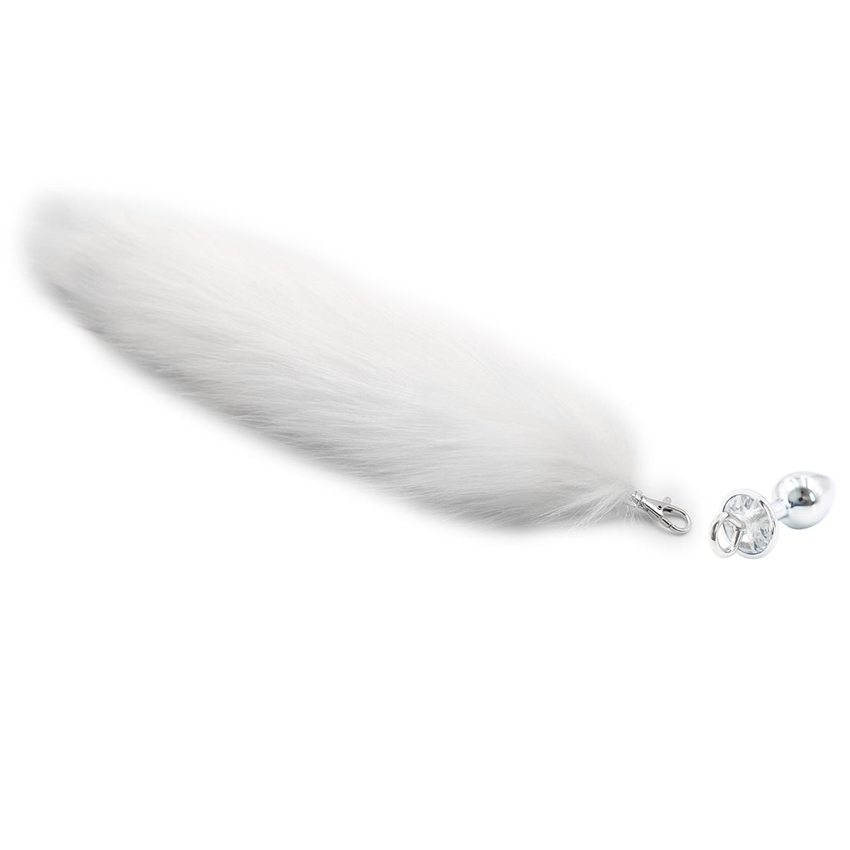 Faux Fur Fox Tail With Metal Anal Plug