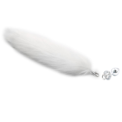 Faux Fur Fox Tail With Metal Anal Plug