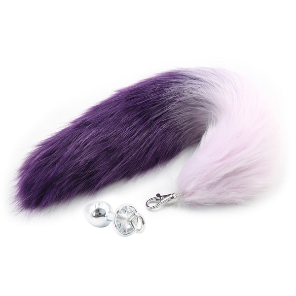 Faux Fur Fox Tail With Metal Anal Plug