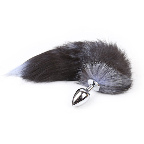 Fox Tail with Metal Anal Plug