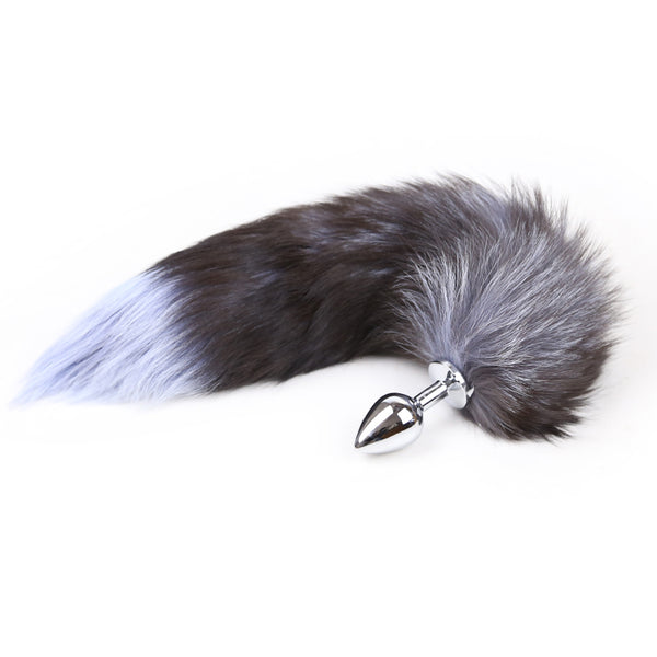 Fox Tail with Metal Anal Plug