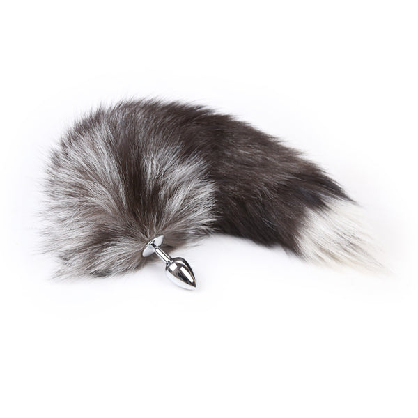 Fox Tail with Metal Anal Plug