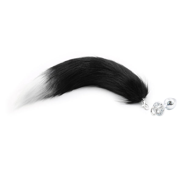 Faux Fur Fox Tail With Metal Anal Plug