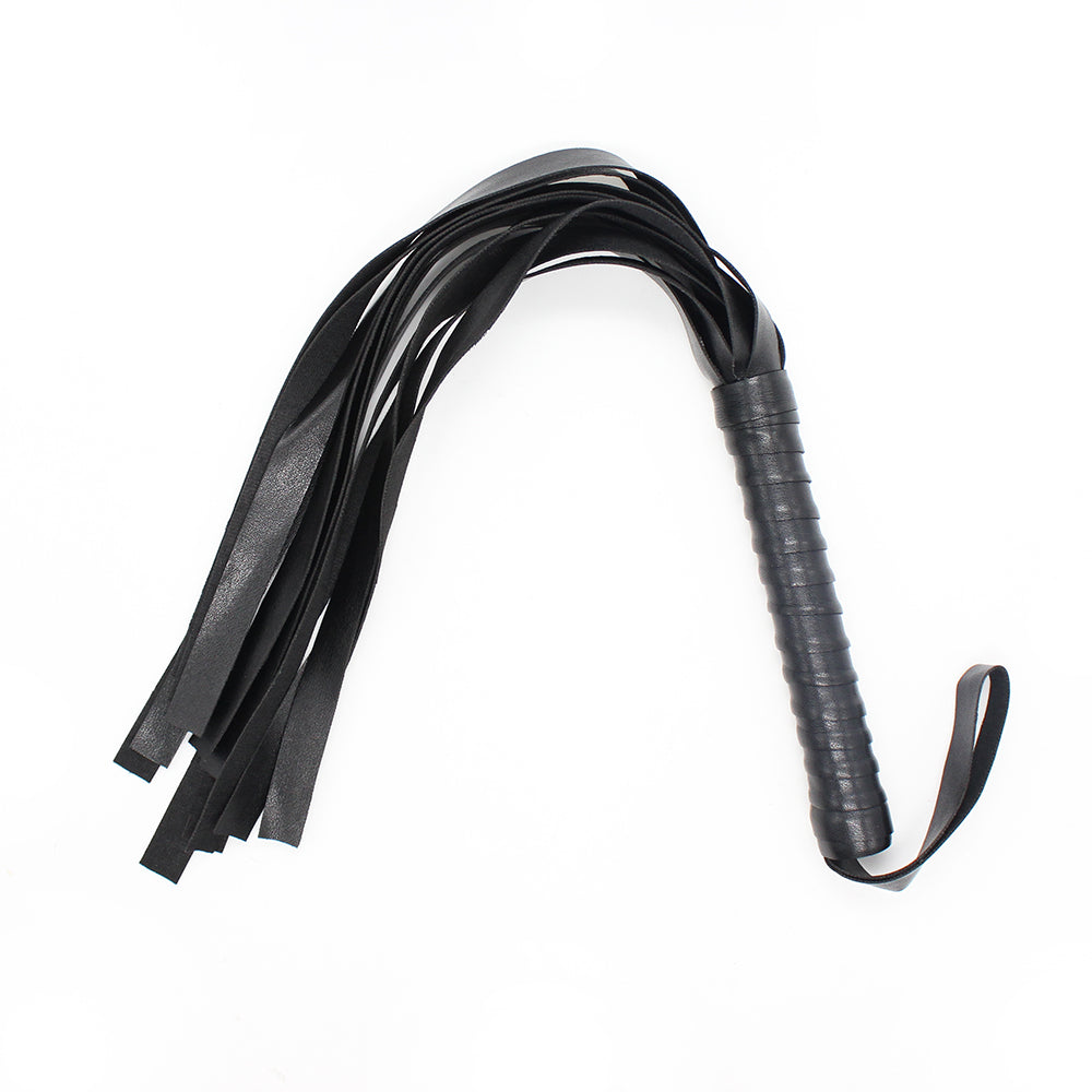 Fouet de bondage à large queue pour jeux pour adultes
