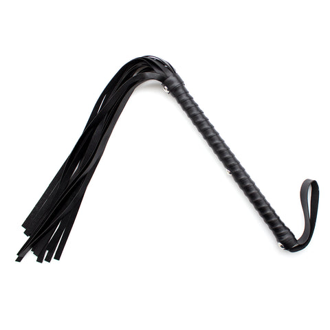 36cm PU Leather Flogger For Adult Sex Game Play