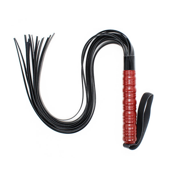 Fouet en acajou de 53 cm, accessoire sexuel pour adulte
