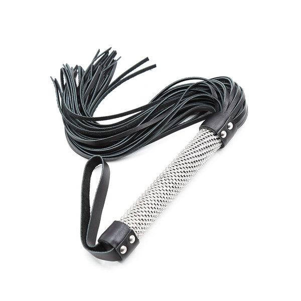Flogger en cuir bling pour le plaisir sexuel des couples