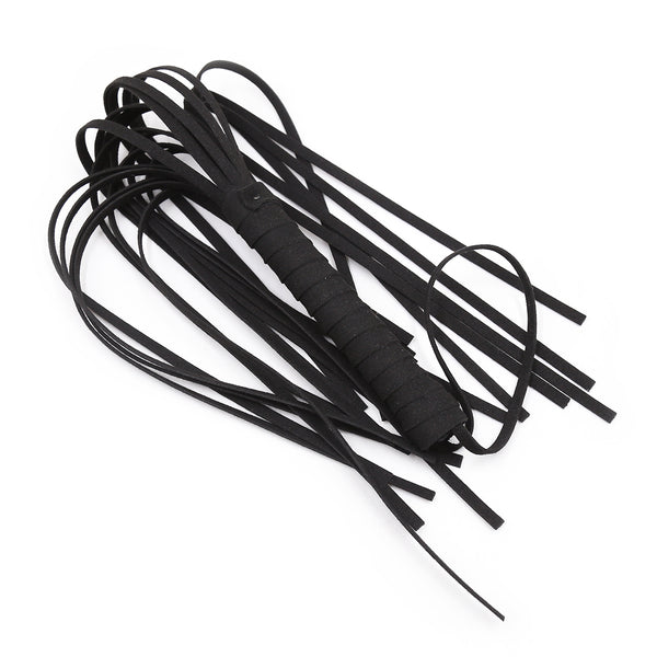 Flogger en simili-daim de 45 cm, accessoire sexuel pour jeux de couple
