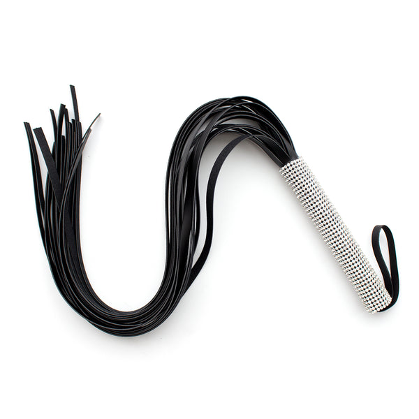 Flogger Dimand de 55 cm pour jeu BDSM adulte