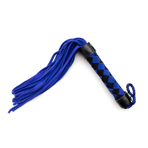 Fouet à fessée en cuir de 38 cm pour adulte