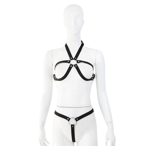 Sexy Lingerie Pu SM Play Female