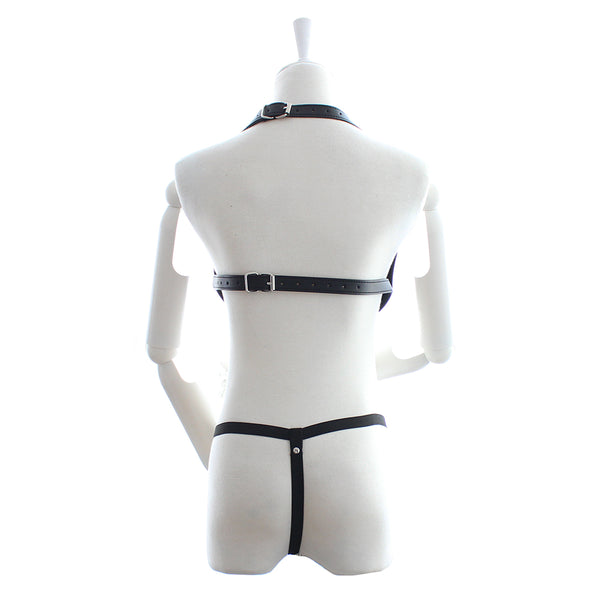 Open Strap Bikini  Enamel Leather SM Sex Play