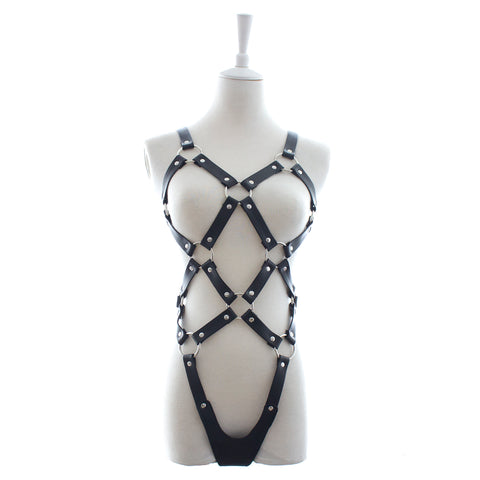 Strap-style String Lingerie Pu SM Play