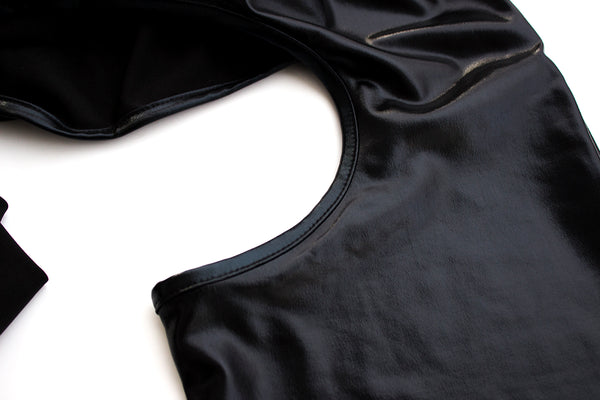 Lingerie sexy pour homme en cuir émaillé SM Play Toy