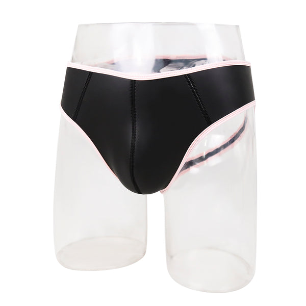 Culotte en néoprène noir avec bordure colorée Adult Play SM
