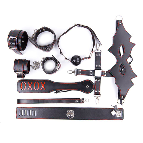 7pcs PU Bondage Set