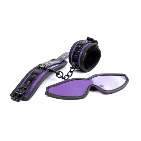 2pcs PU Bondage Kit Restraints