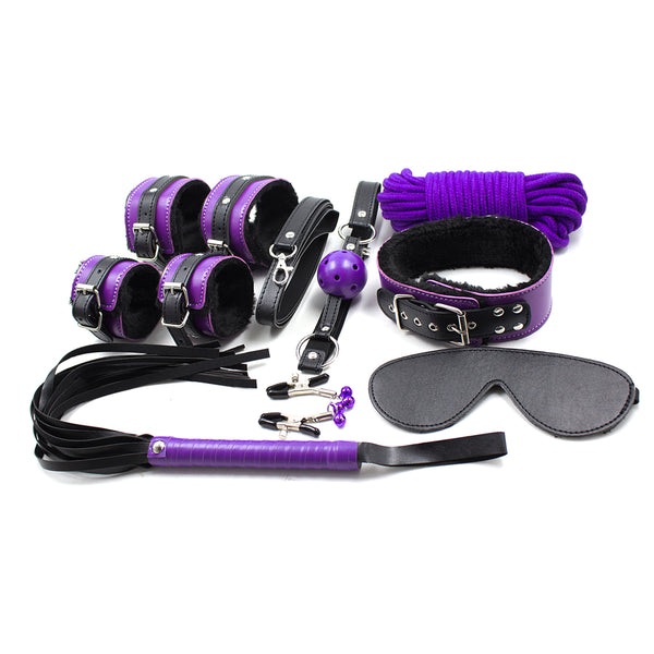 8pcs PU Bondage Kit