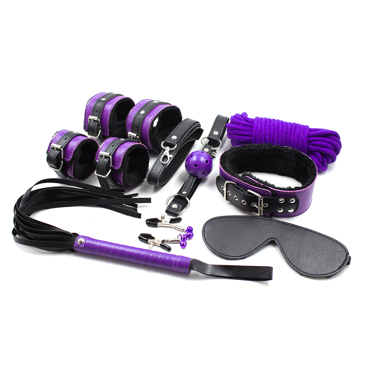8pcs PU Bondage Kit