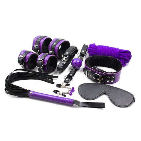 8pcs PU Bondage Kit