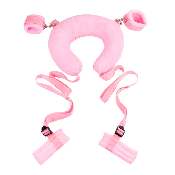 Nylon Sex Pillow with Handcuff