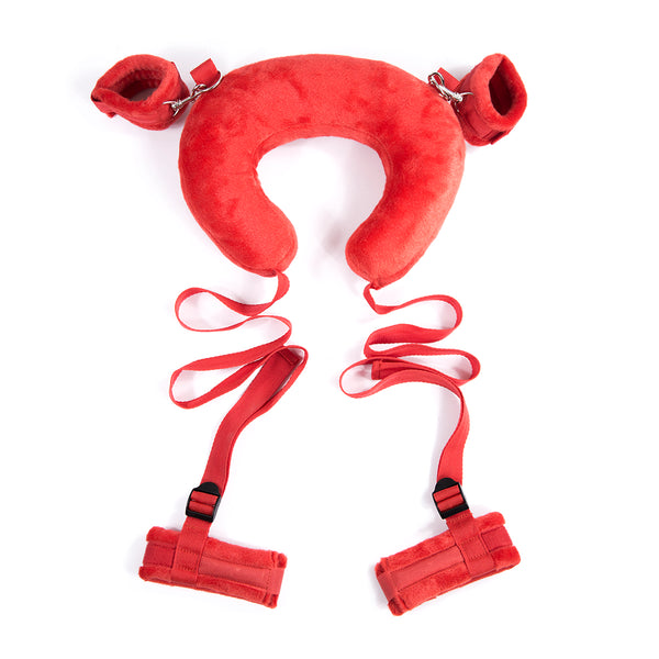 Nylon Sex Pillow with Handcuff