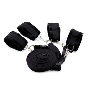 Short Velvet Bed Bondage Restraints