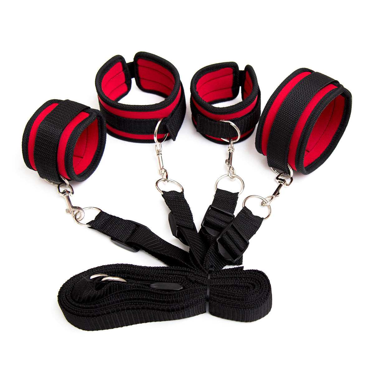 Nylon Binding Bed Bondage Restraints Kit