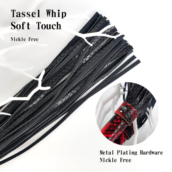 Fouets de bondage avec pompons pour jeux BDSM 