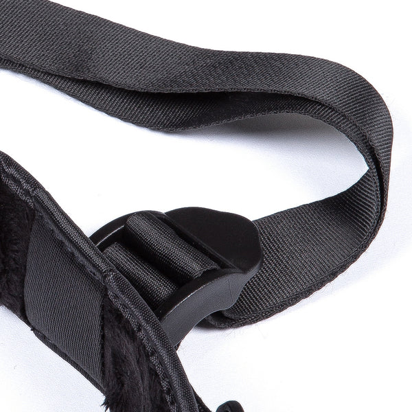 SM Ball Gag With Wrist Restraints Bondage Set